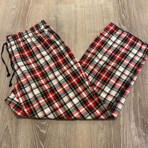 SOLD Victoria’s Secret Women's Size L Red Tartan Plaid Printed Pajama Pants